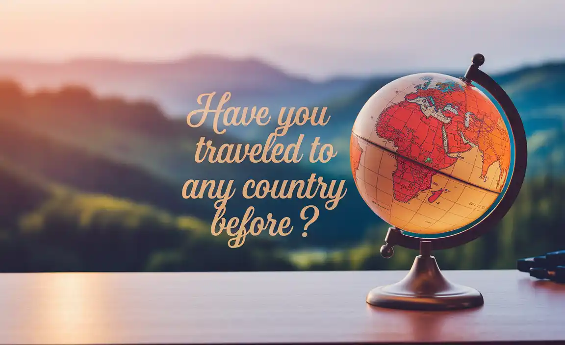Have You Traveled To Any Country Before