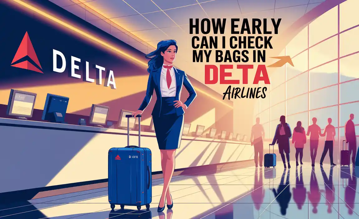 How Early Can I Check My Bags in Delta Airlines