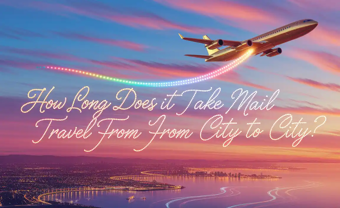 How Long Does It Take Mail To Travel From City To City