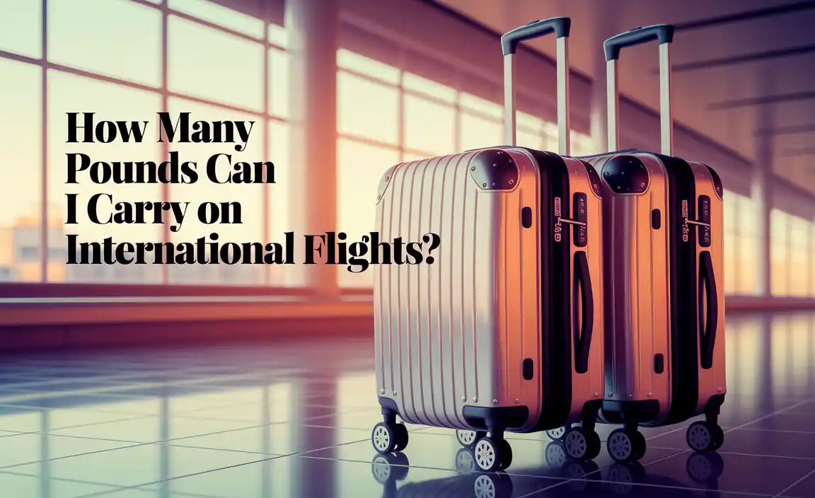 How Many Pounds Can I Carry On International Flights