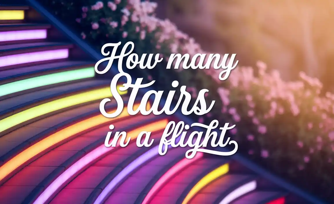 How Many Stairs In A Flight