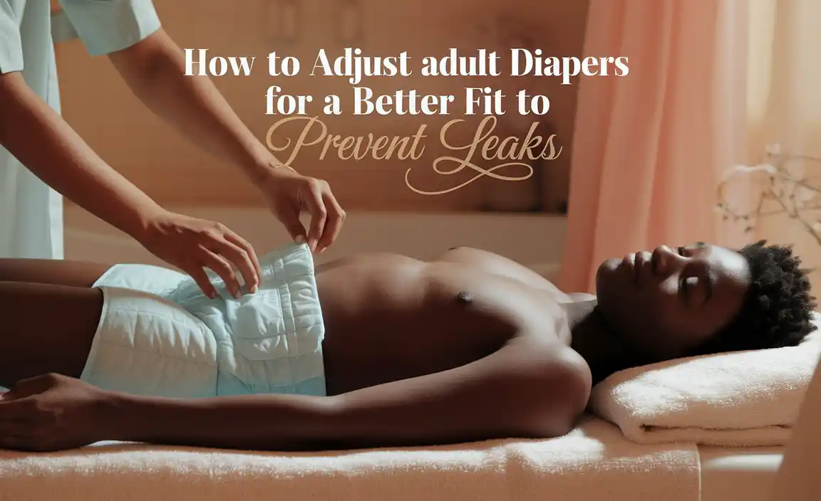 How To Adjust Adult Diapers For A Better Fit To Prevent Leaks