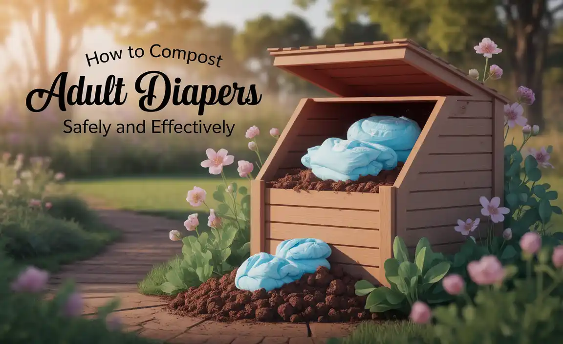How To Compost Adult Diapers Safely And Effectively
