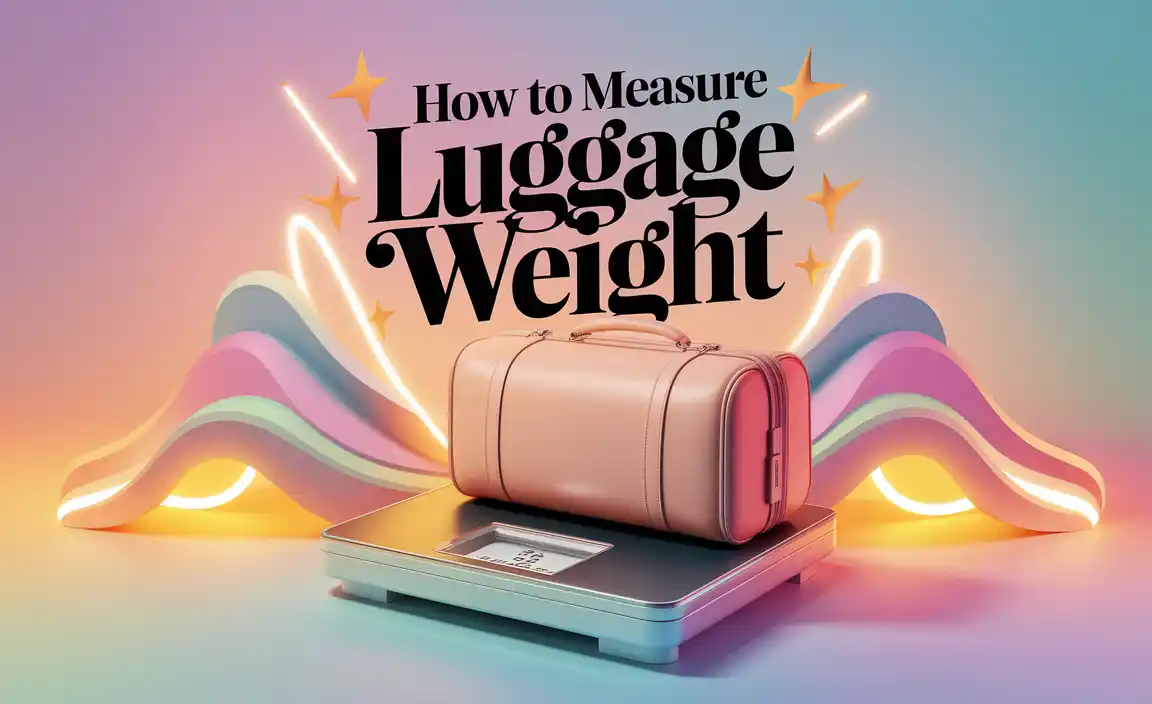 How To Measure Luggage Weight