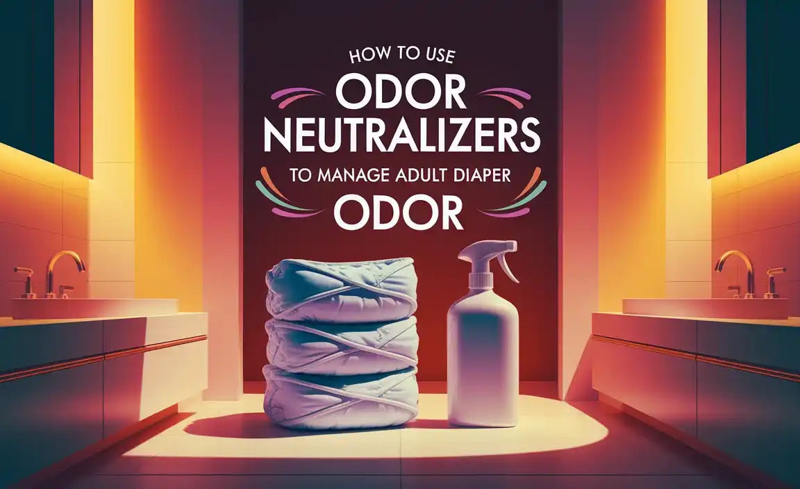 How To Use Odor Neutralizers To Manage Adult Diaper Odor