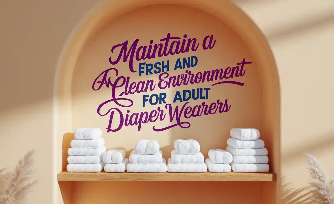 Maintain A Fresh And Clean Environment For Adult Diaper Wearers