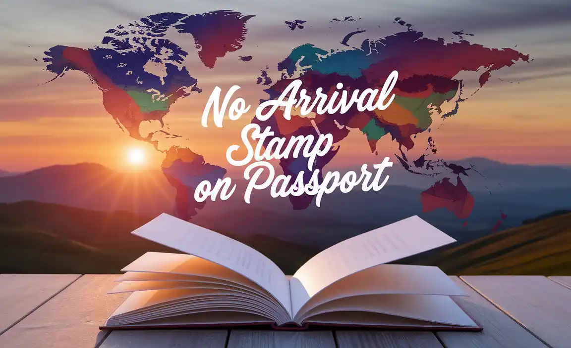 No Arrival Stamp On Passport