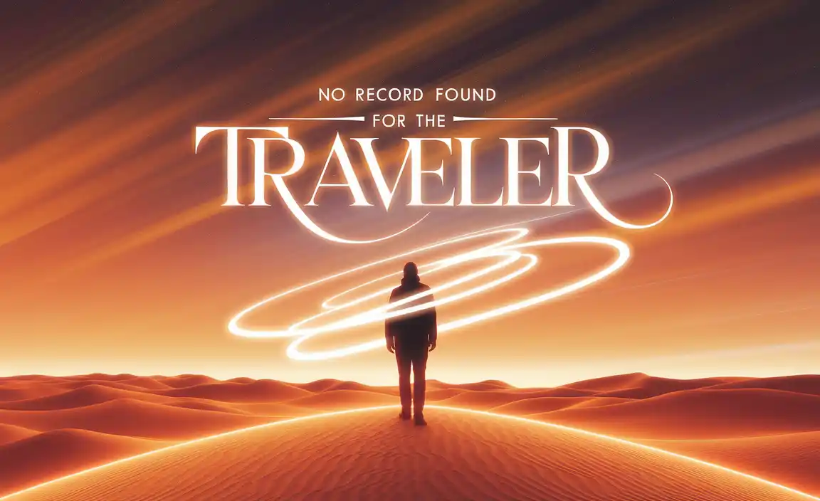 No Record Found For The Traveler