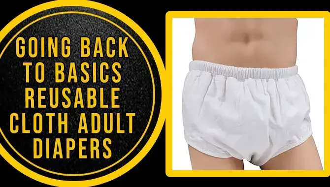 Reusable Cloth Adult Diapers
