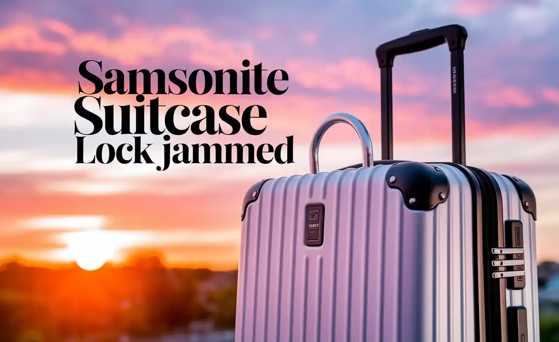 Samsonite Suitcase Lock Jammed