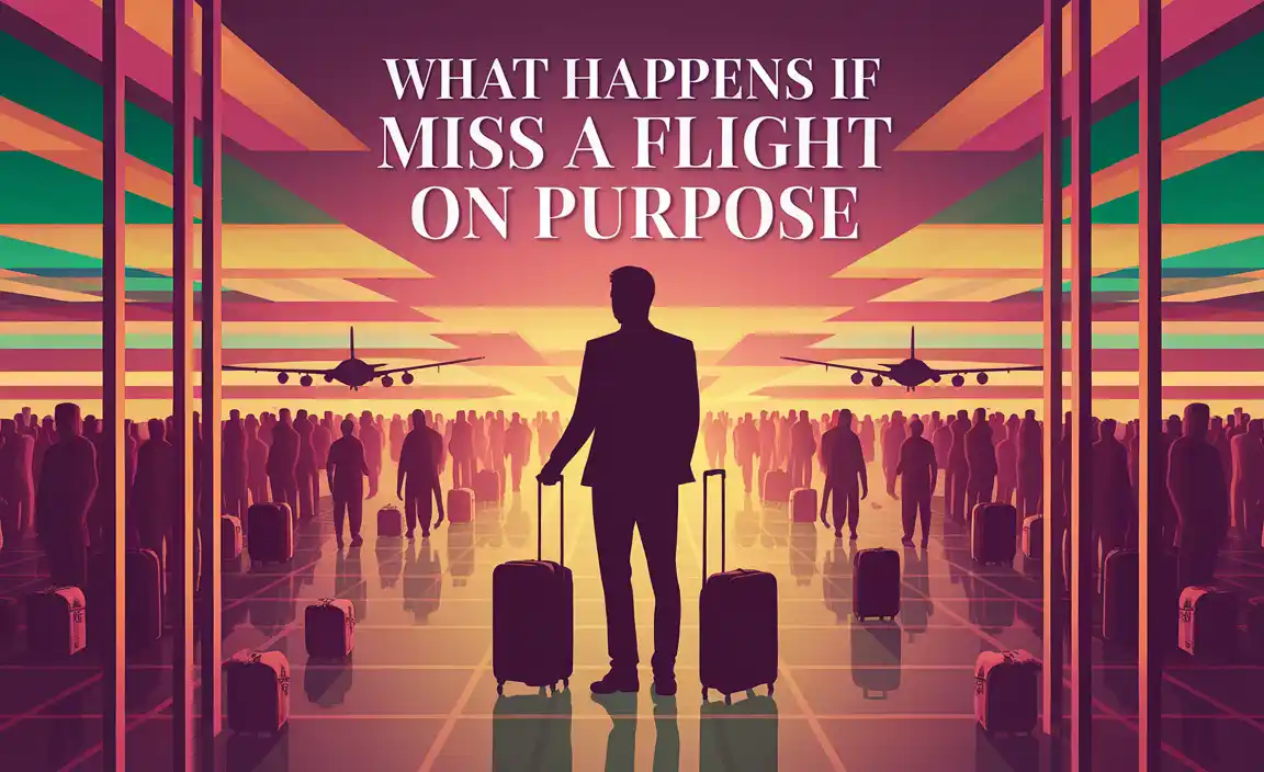 What Happens If I Miss A Flight On Purpose