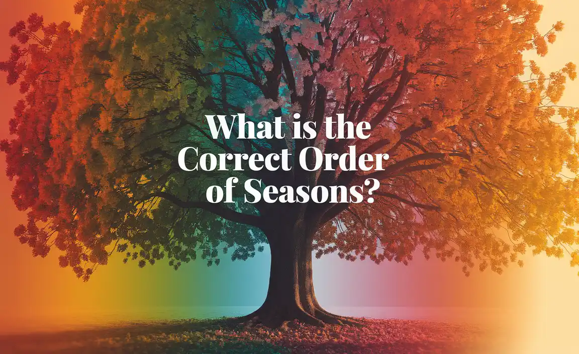 What Is The Correct Order Of Seasons
