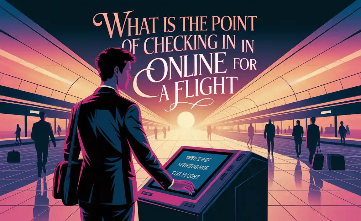 What Is The Point Of Checking In Online For A Flight