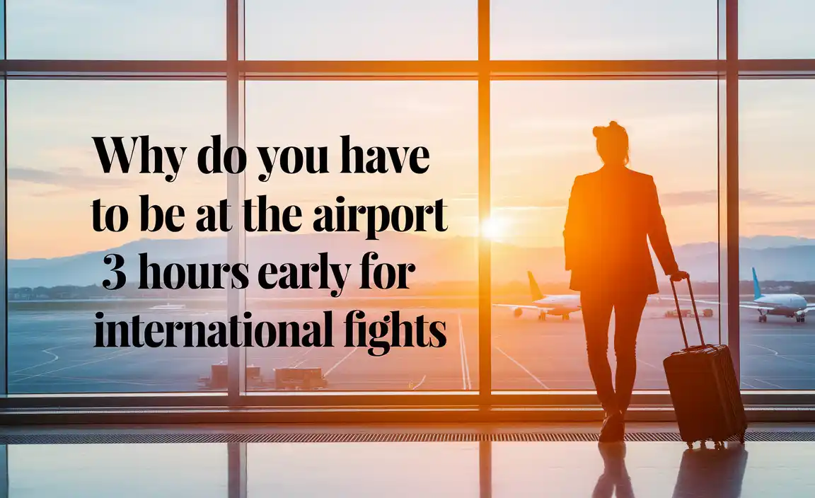 Why Do You Have To Be At The Airport 3 Hours Early For International Flights