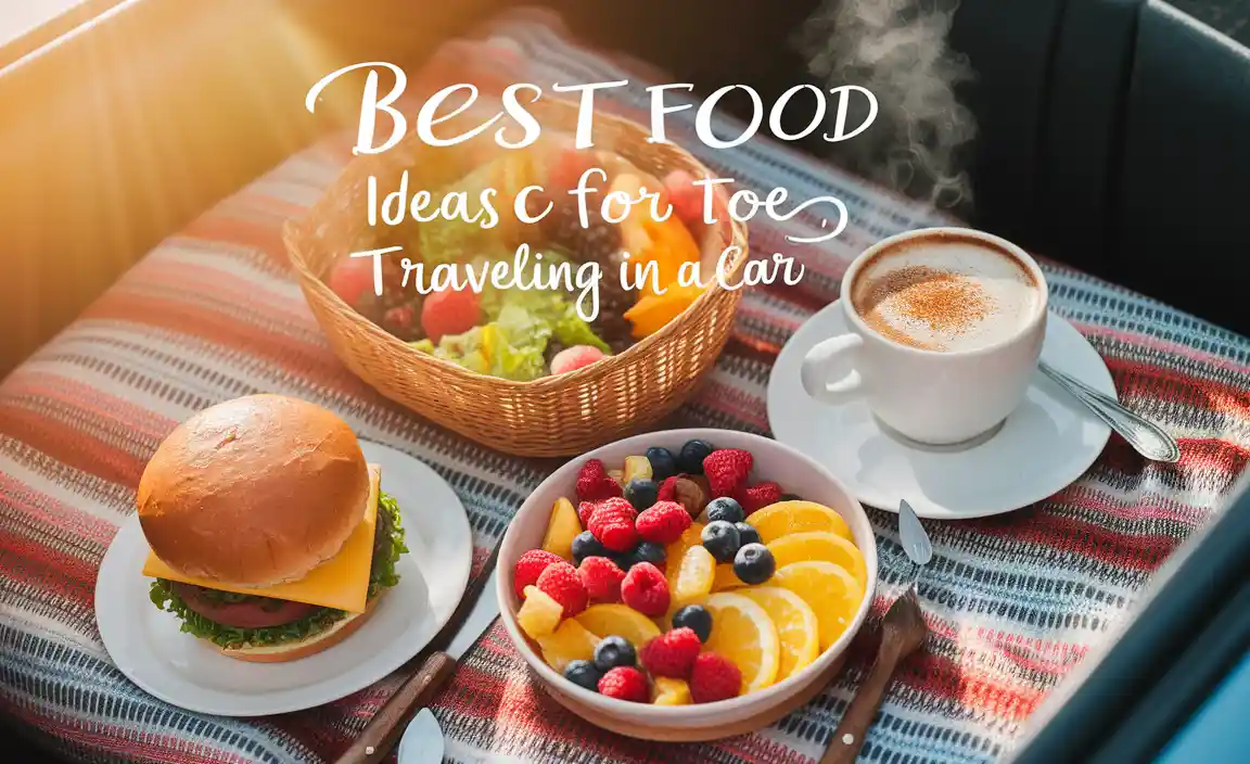 Best Food Ideas For Traveling In A Car