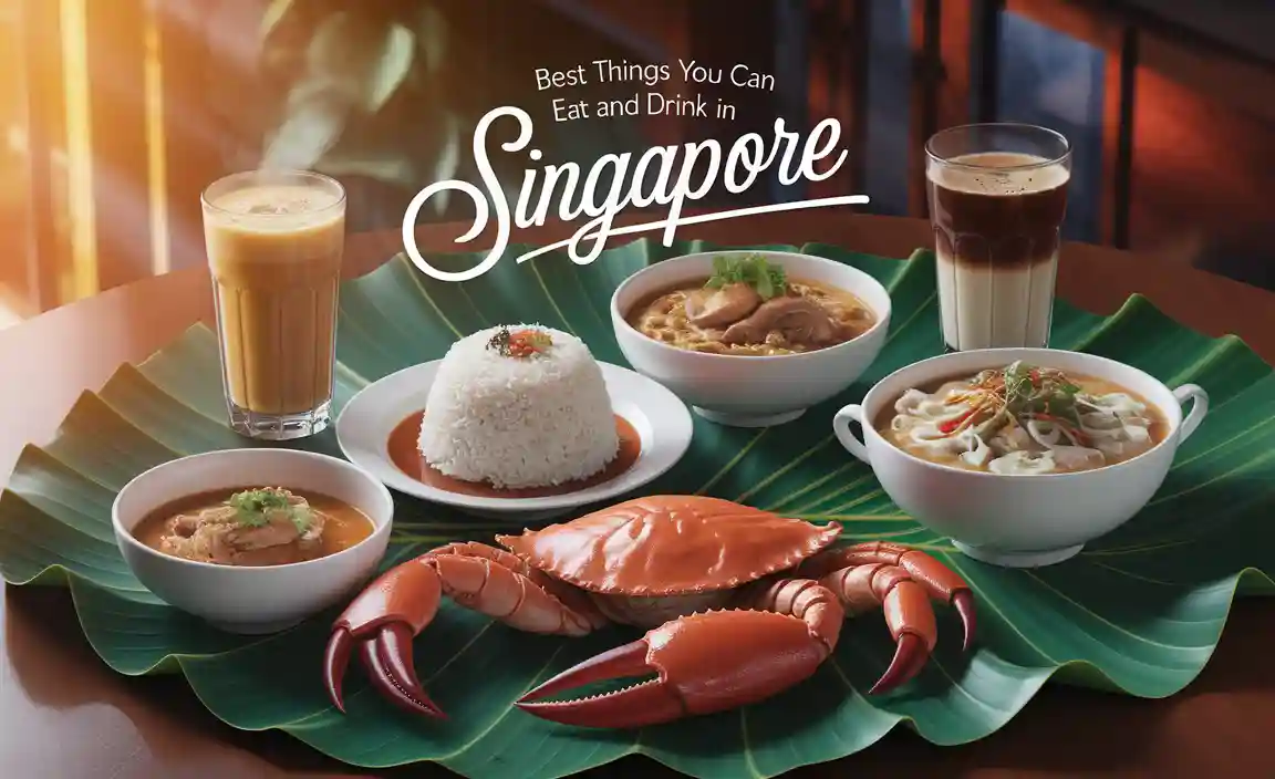 Best Things You Can Eat And Drink In Singapore