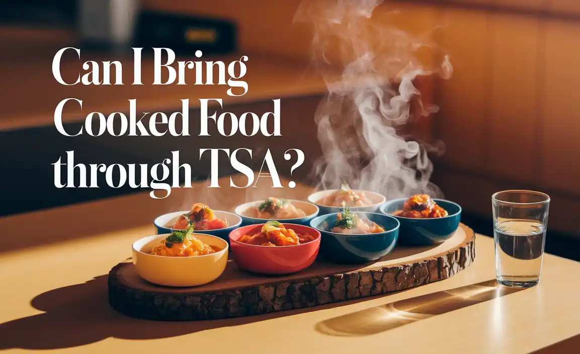 Can I Bring Cooked Food Through TSA