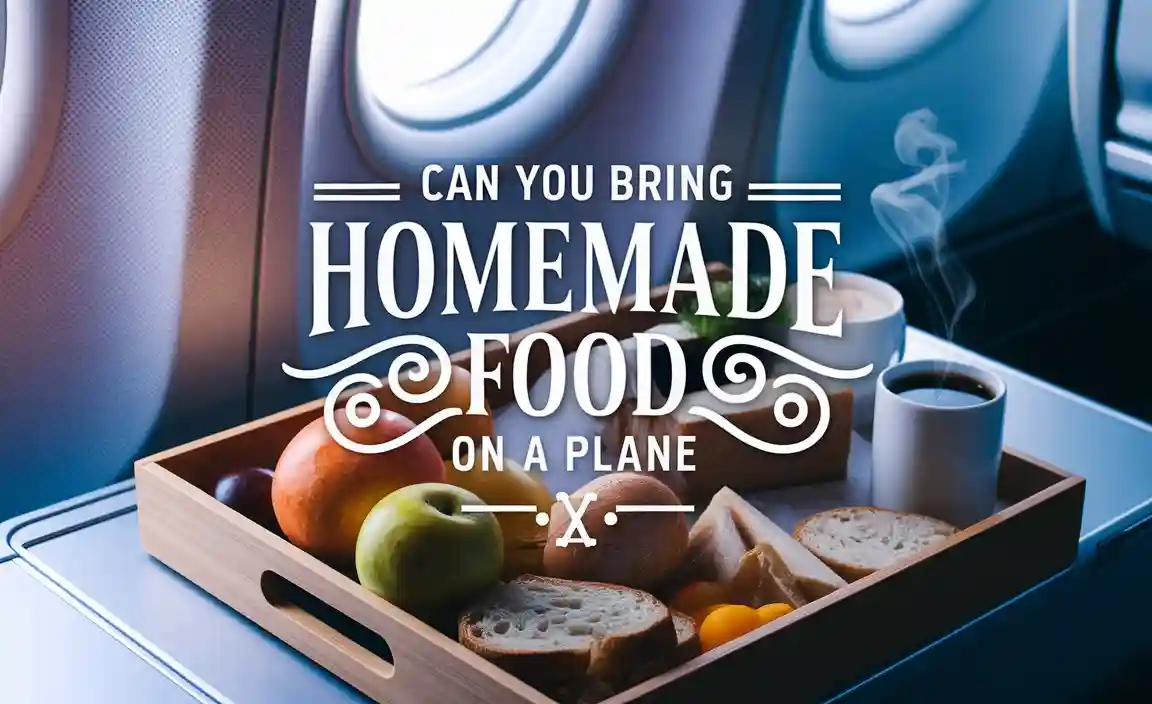 Can You Bring Homemade Food On A Plane