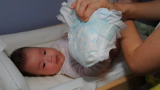 Changing A Wet Diaper