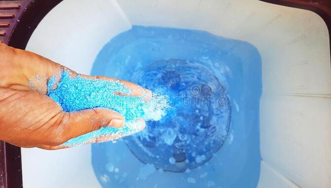 Diluting The Detergent With Water Before Using It