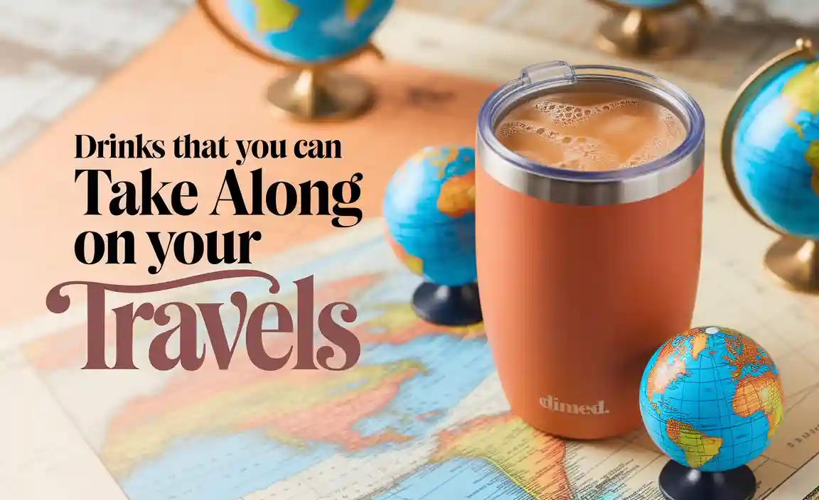 Drinks That You Can Take Along On Your Travels