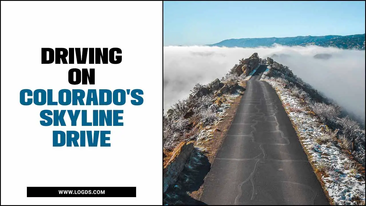 Driving On Colorado's Skyline Drive