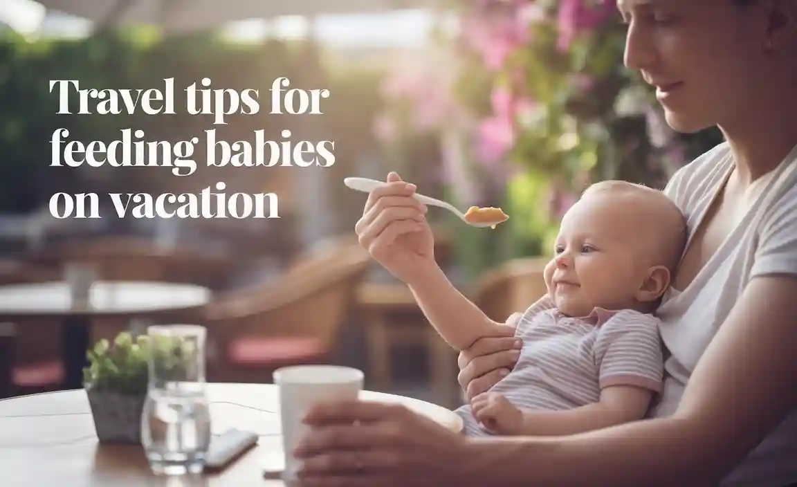 Exclusive Travel Tips For Feeding Babies On Vacation