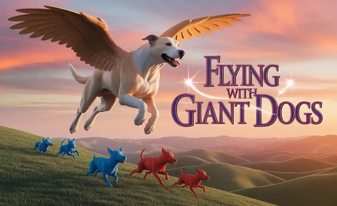 Flying With Giant Dogs