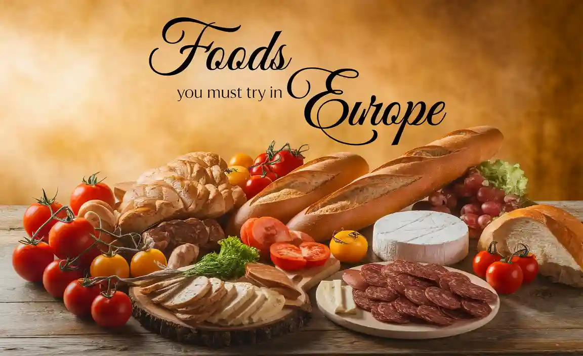 Foods You Must Try In Europe