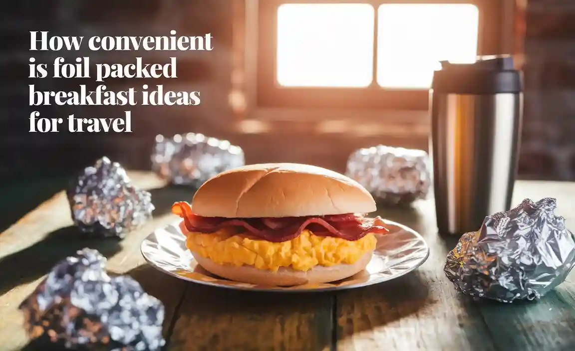 How Convenient Is Foil Packed Breakfast Ideas For Travel