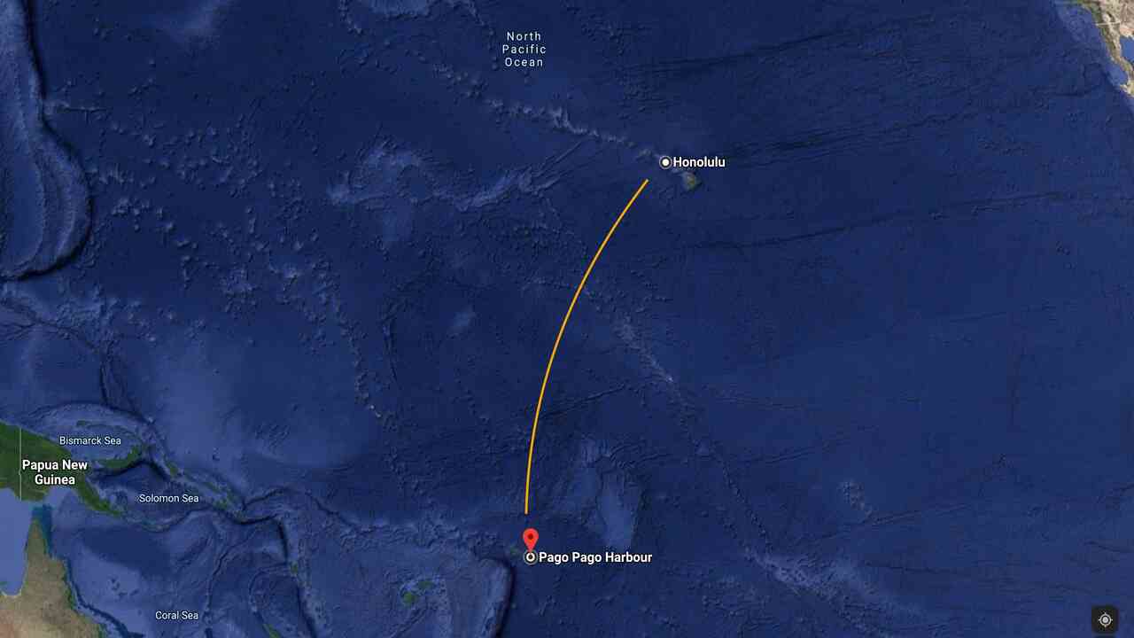 How Long Does It Take To Travel From Samoa To Hawaii