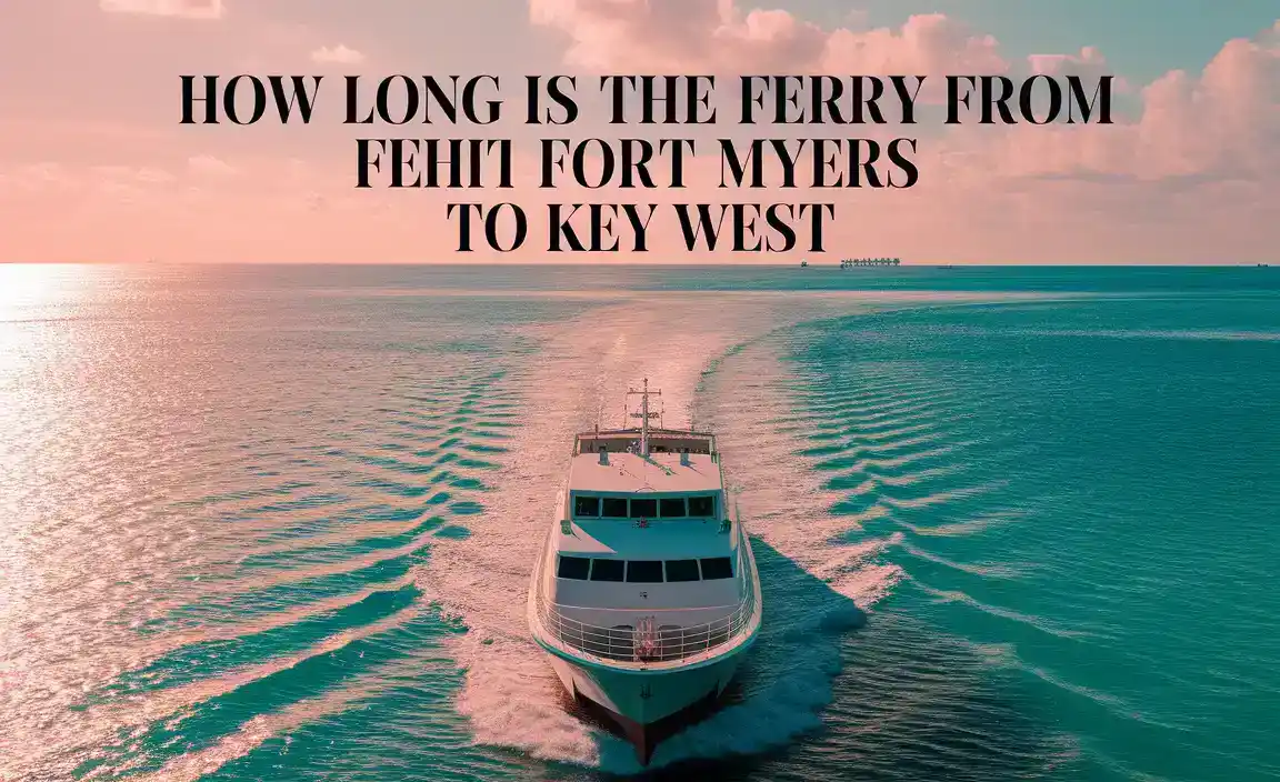 How Long Is The Ferry From Fort Myers To Key West