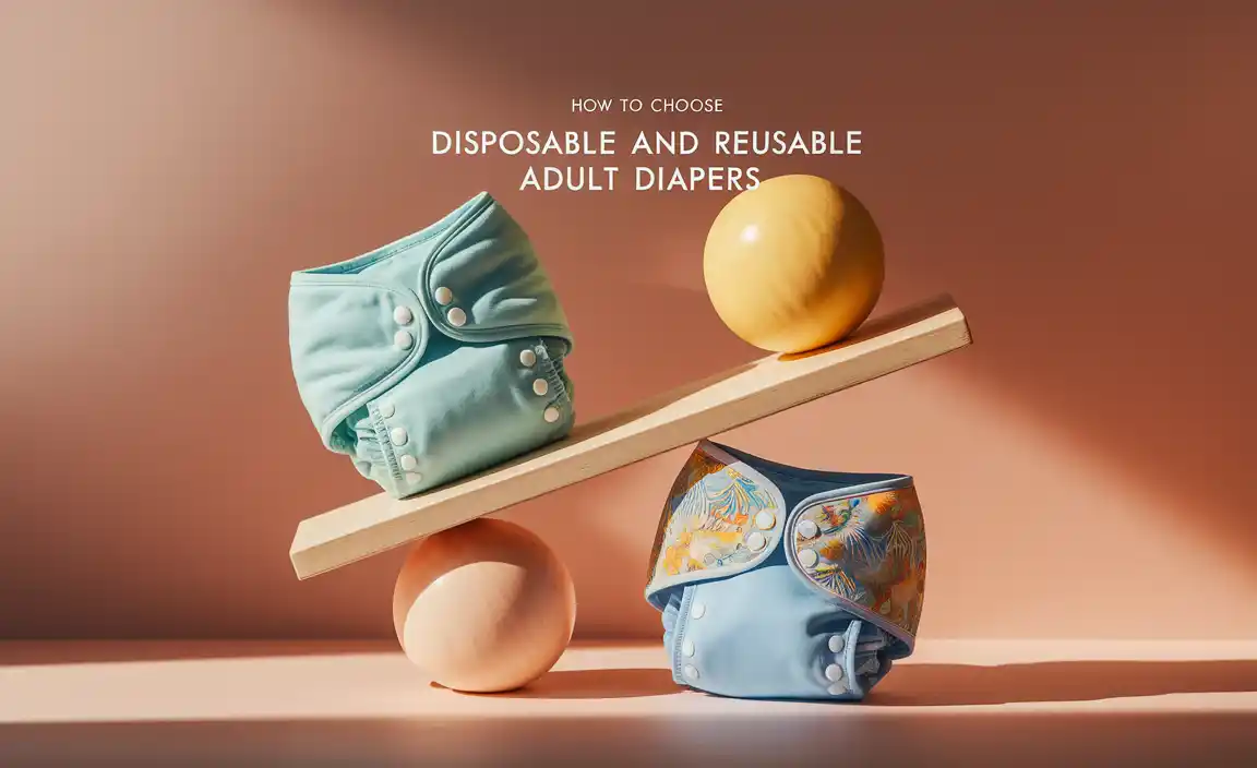 How To Choose Between Disposable And Reusable Adult Diapers