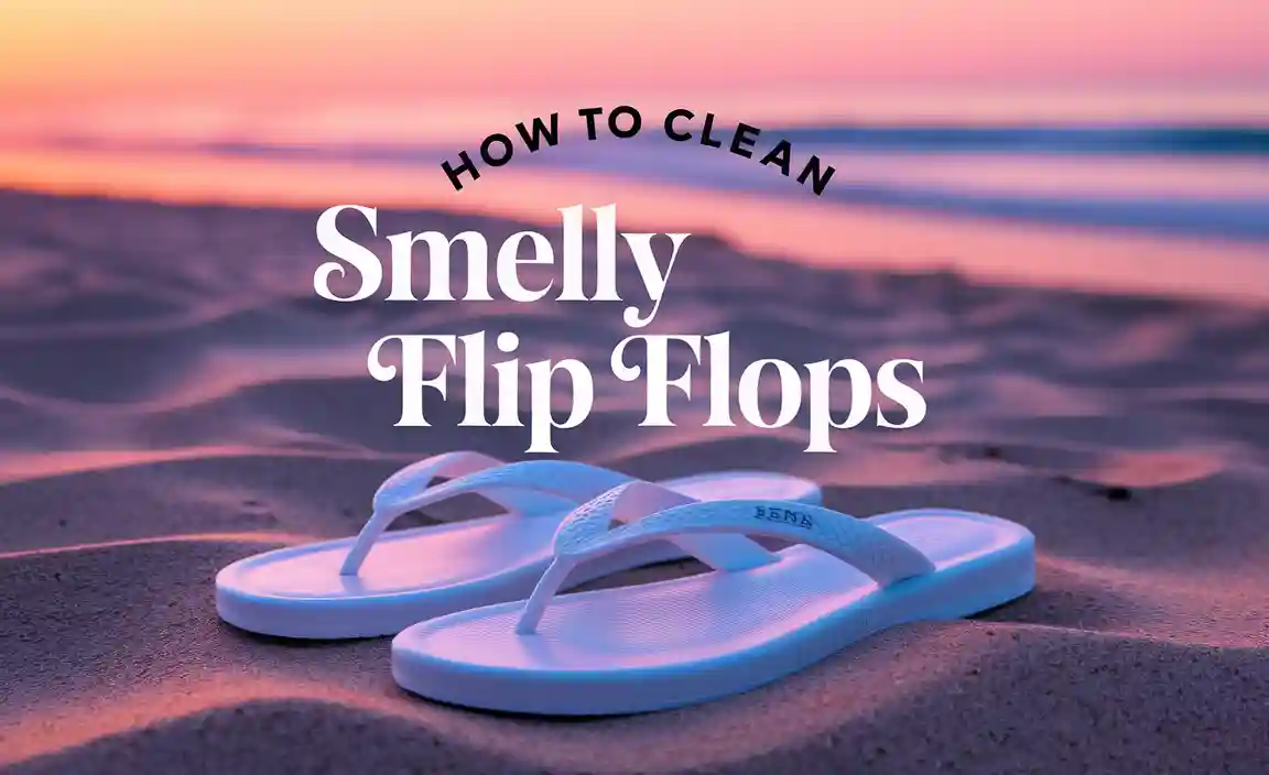 How To Clean Smelly Flip Flops
