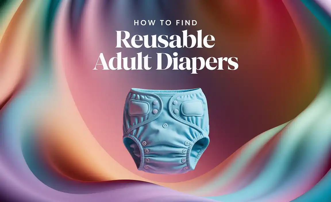 How To Find Reusable Adult Diapers