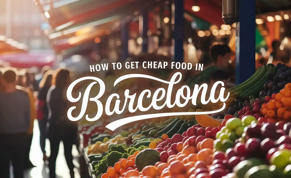 How To Get Cheap Food In Barcelona