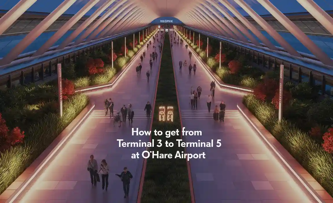 How To Get From Terminal 3 To Terminal 5 At O'hare Airport