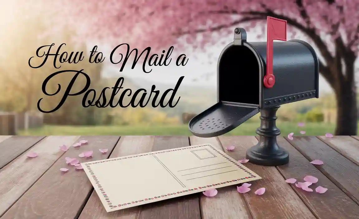 How To Mail A Postcard