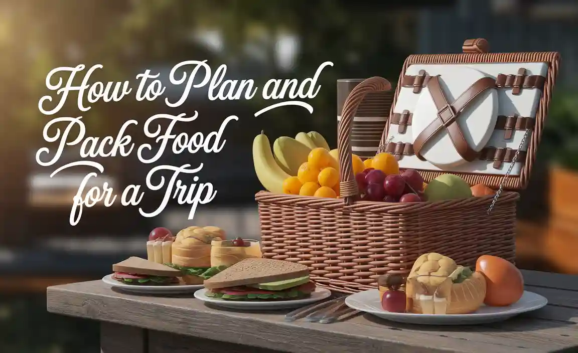 How To Plan And Pack Food For A Trip