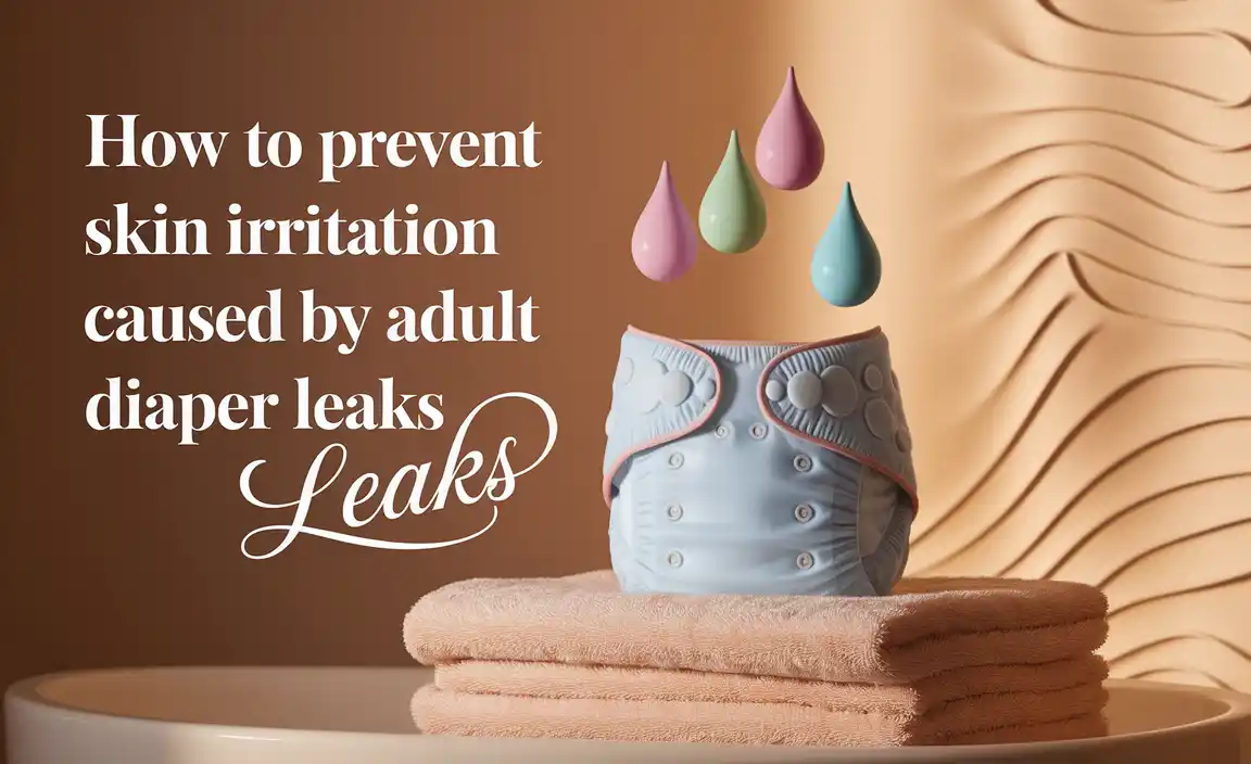 How To Prevent Skin Irritation Caused By Adult Diaper Leaks