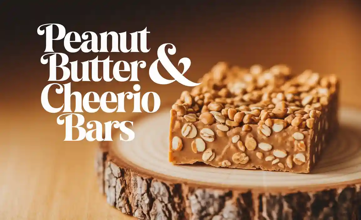 Peanut Butter & Cheerio Bars