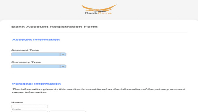 Private Bank Account Registration
