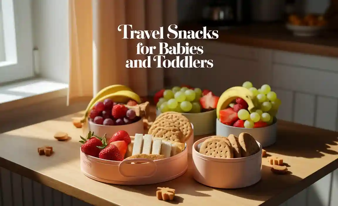 Travel Snacks For Babies And Toddlers