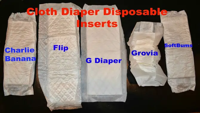 Types Of Disposable Inserts Available