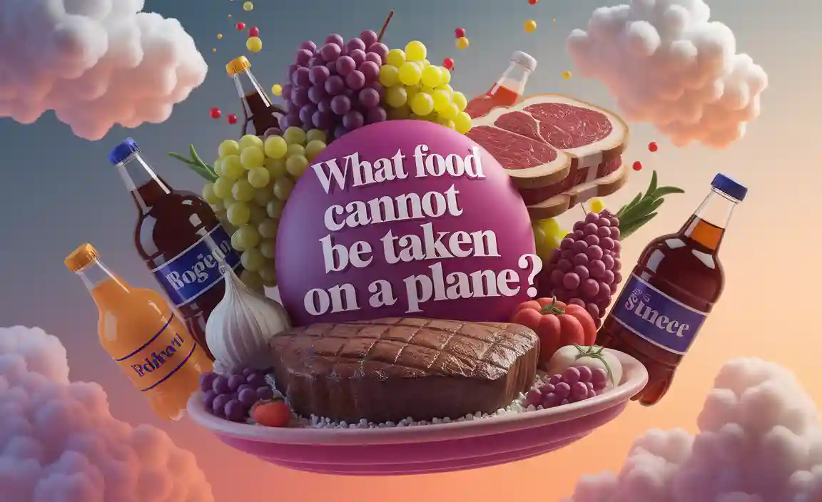 What Food Cannot Be Taken On A Plane