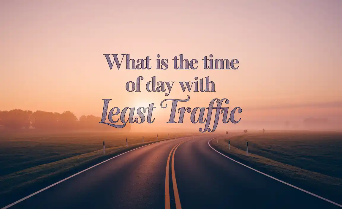 What Is The Time Of Day With Least Traffic