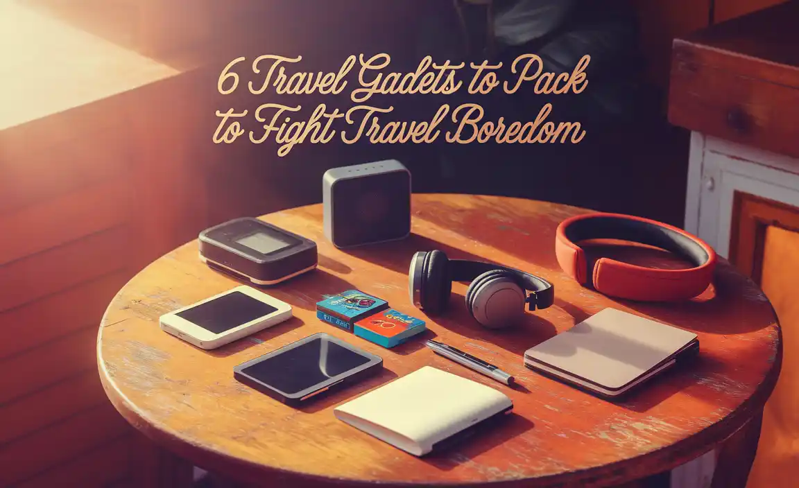 6 Travel Gadgets To Pack To Fight Travel Boredom