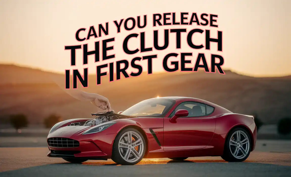 Can You Release The Clutch In First Gear