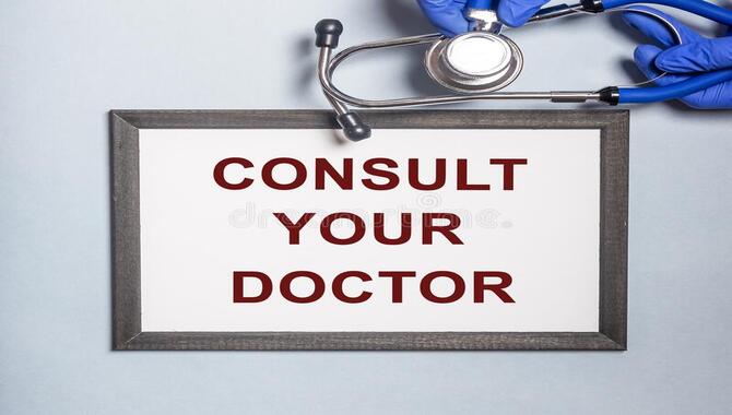 Consult Your Doctor