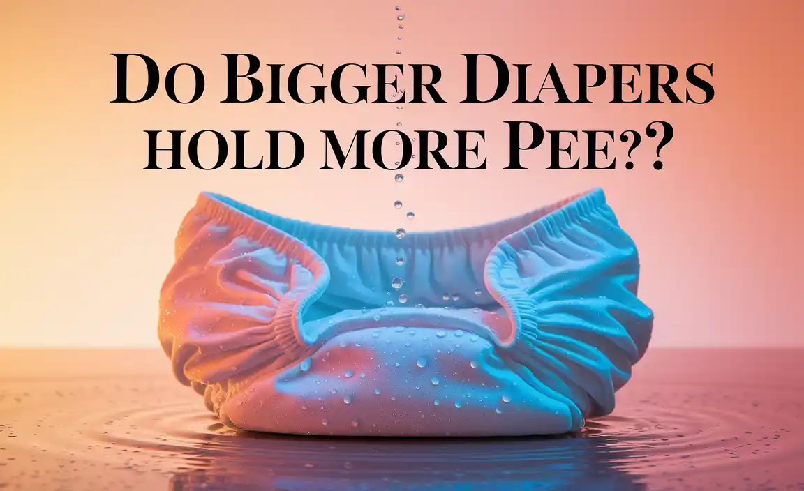 Do Bigger Diapers Hold More Pee